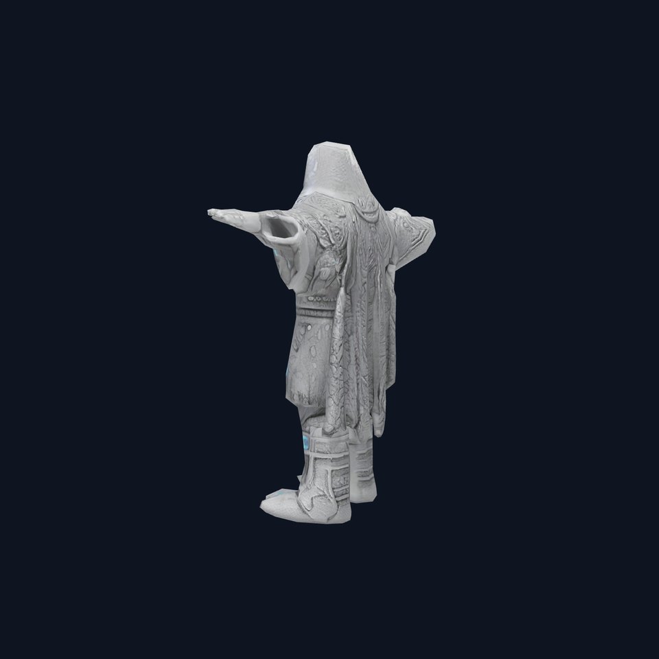 Mystic Stone Wizard model pack